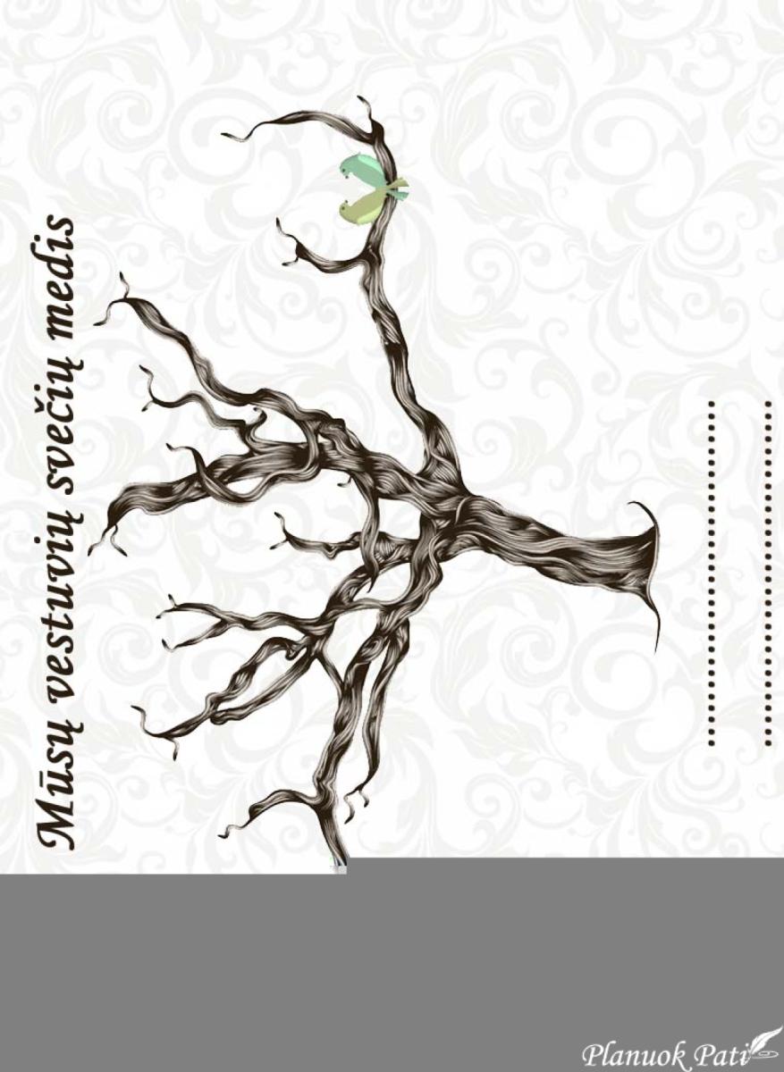 Vestuvių svečių medis