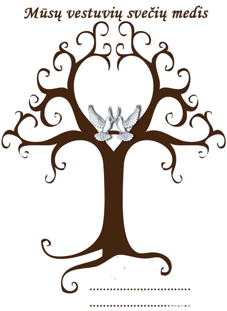 Vestuvių svečių medis