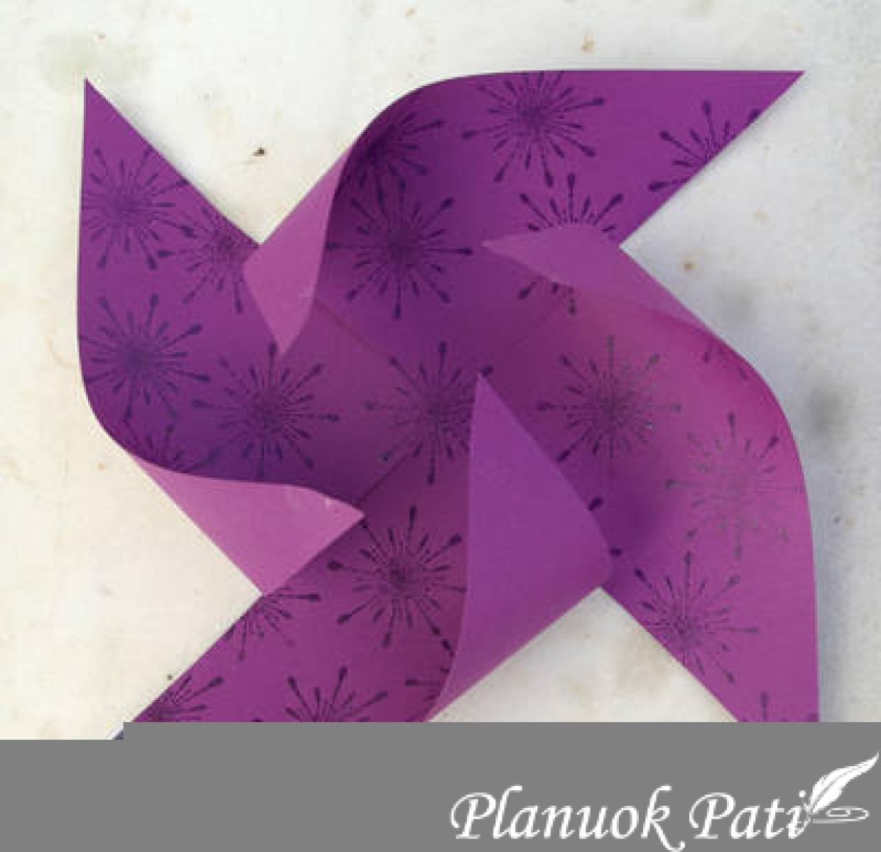 Vėjo malūnėlis šventės dekoravimui