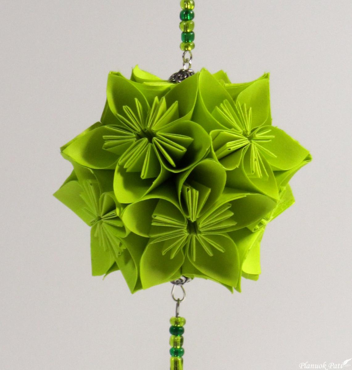 Kusudama - nuostabaus grožio dekoracija