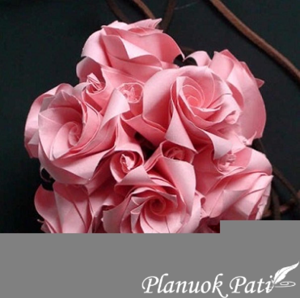 Kusudama - nuostabaus grožio dekoracija