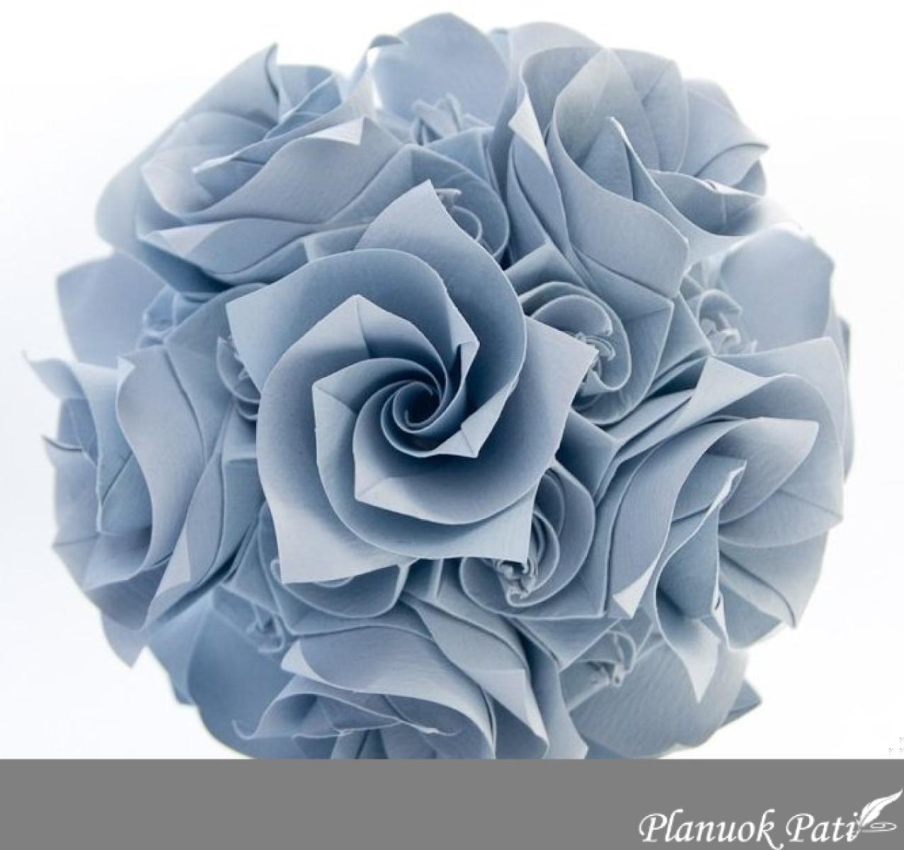 Kusudama - nuostabaus grožio dekoracija