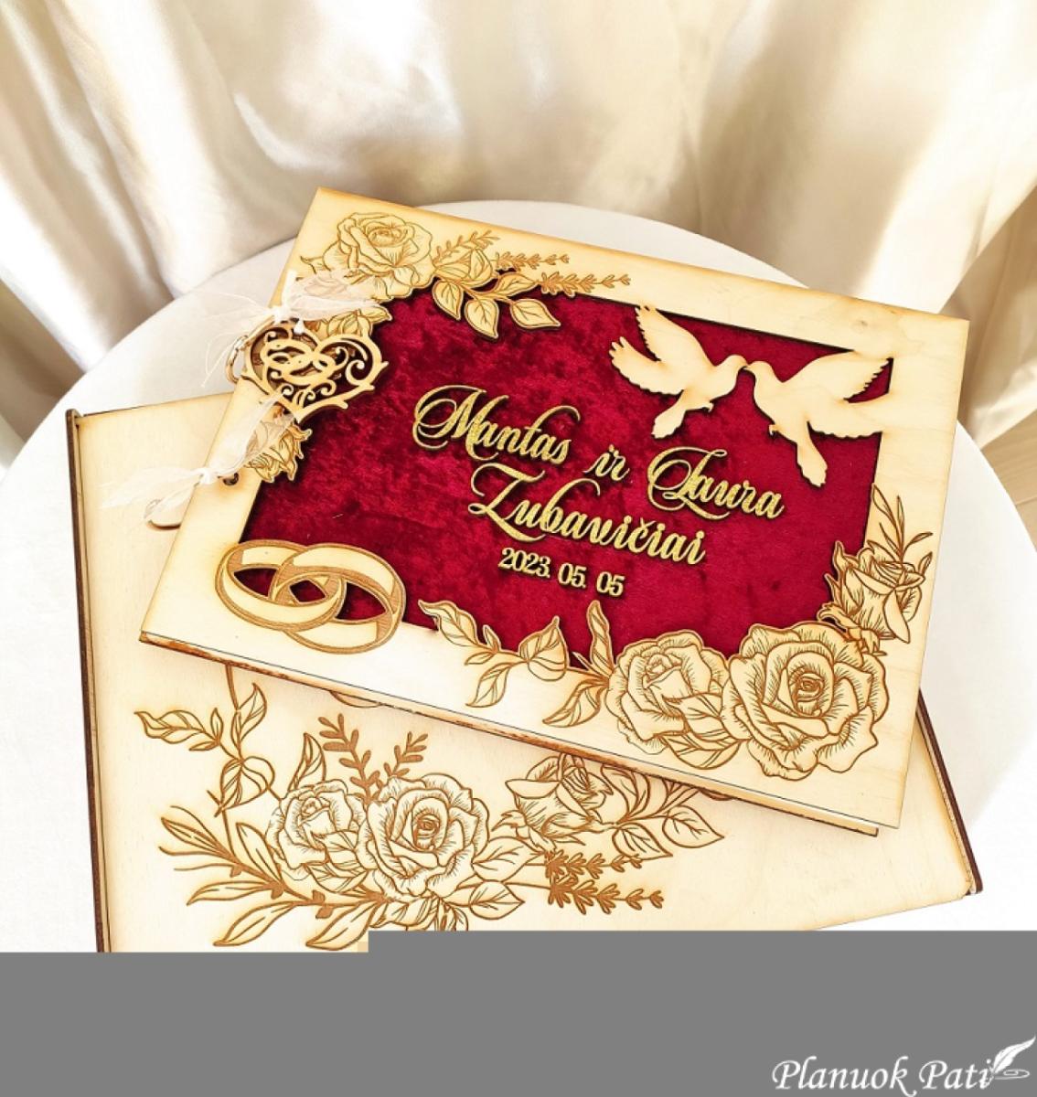 Idėjos vestuvių svečių knygai