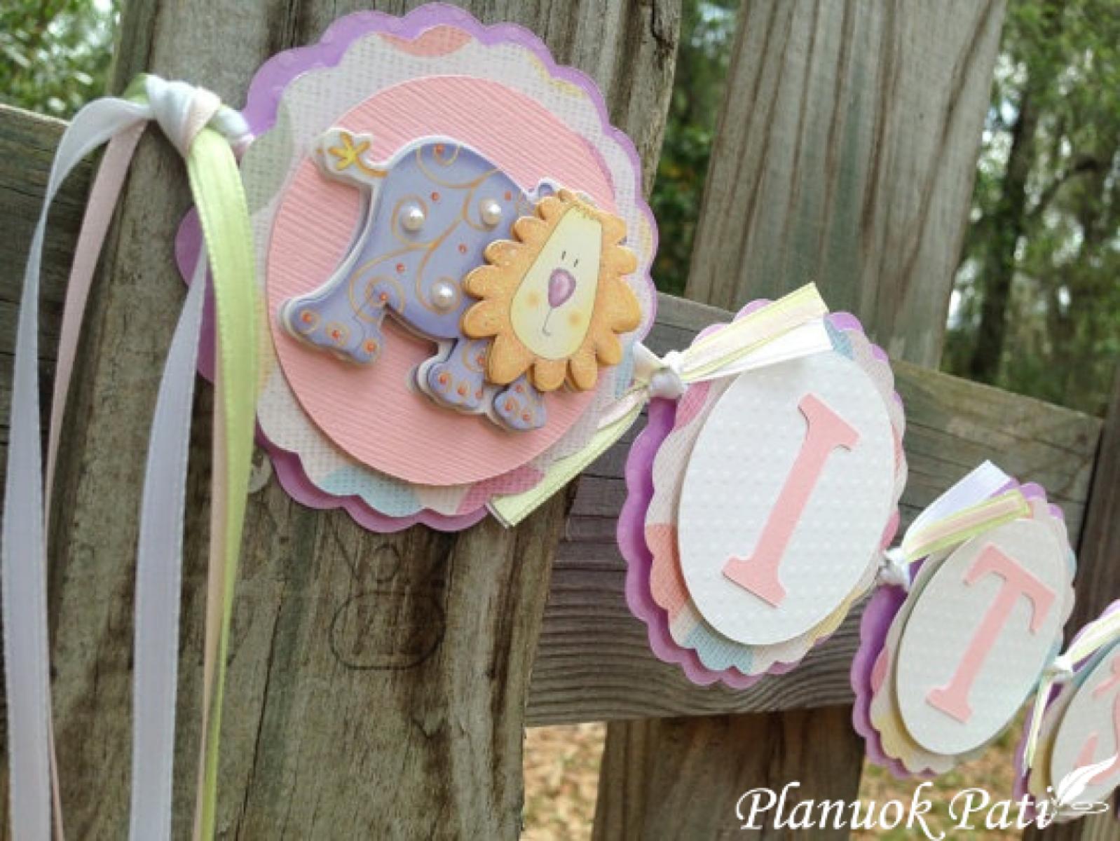 Girlianda krikštynoms ar gimtadieniui