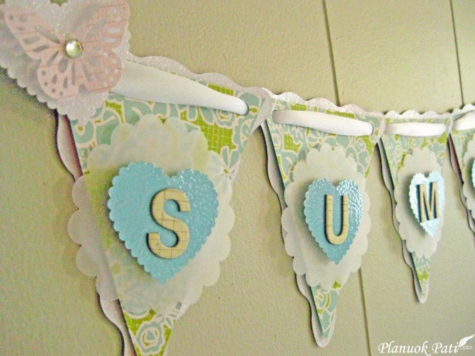 Girlianda krikštynoms ar gimtadieniui