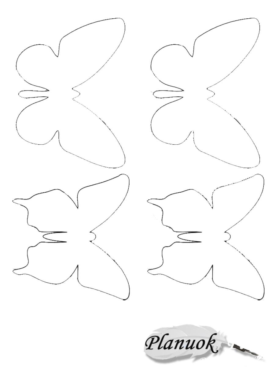 Drugeliai - dekoracija stalui, o gal net tema šventei