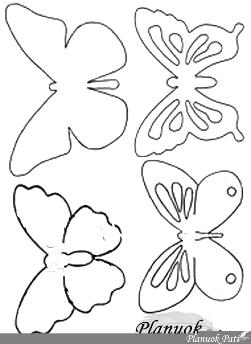 Drugeliai - dekoracija stalui, o gal net tema šventei