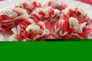 3D popierinės rožės