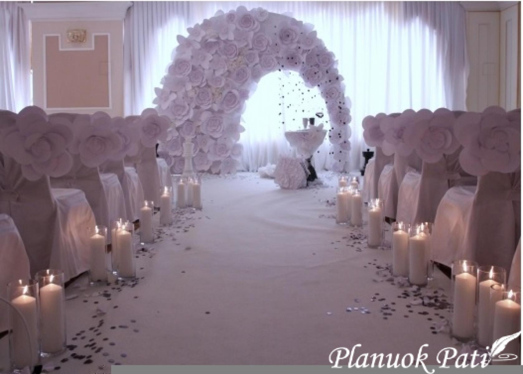 3D popierinės rožės