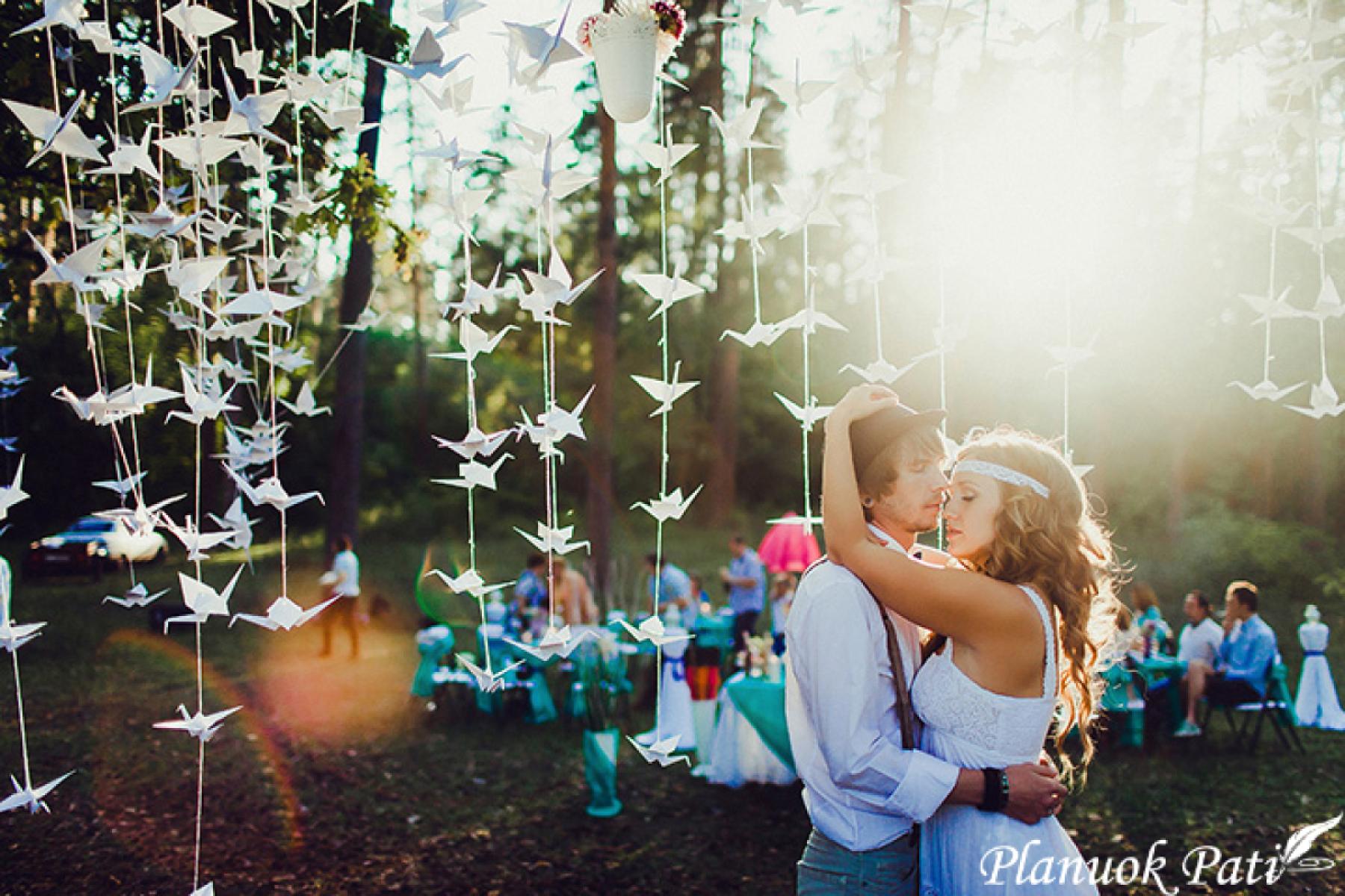 Girliandos - dekoracija vestuvėms