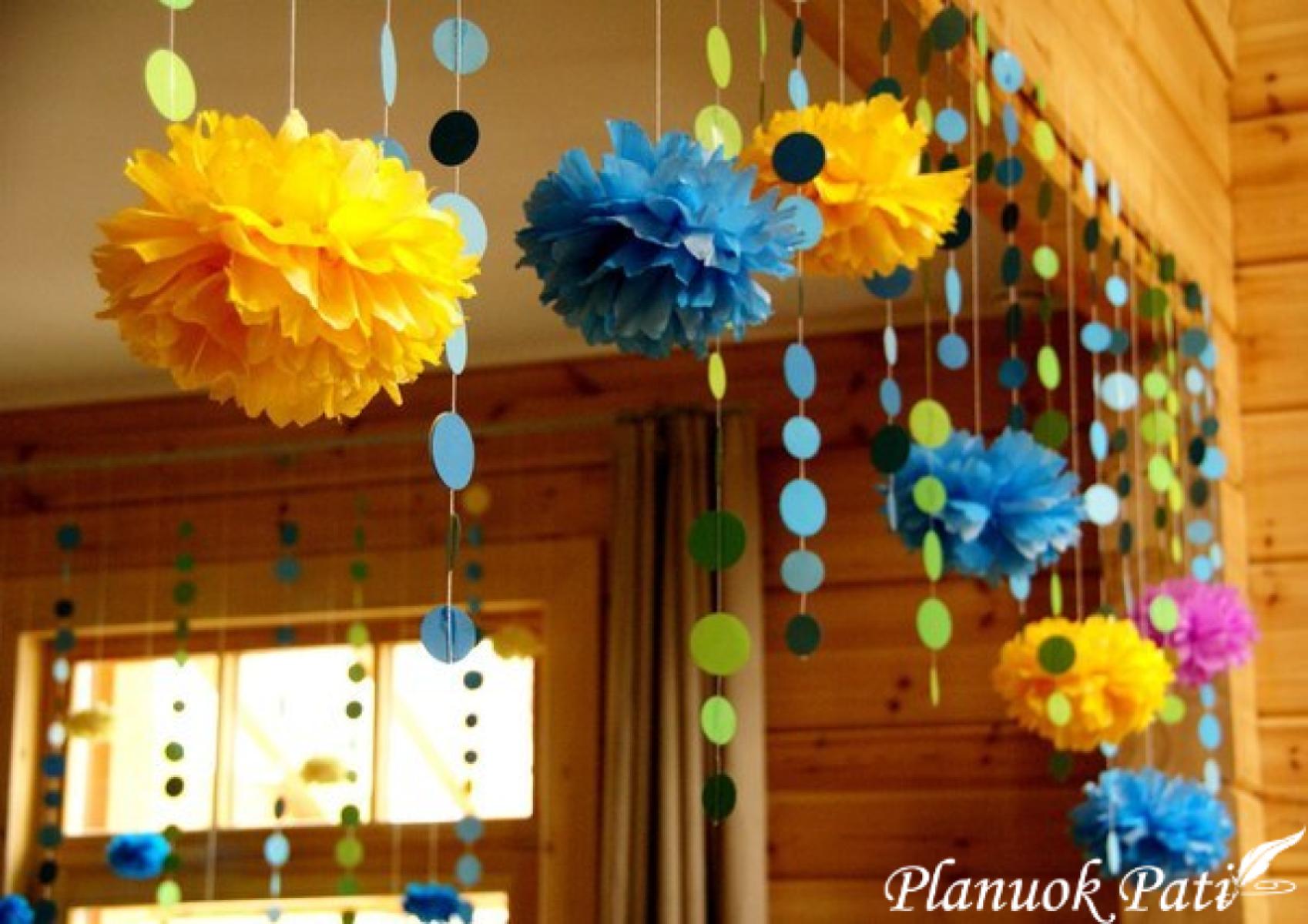 Girliandos - dekoracija vestuvėms