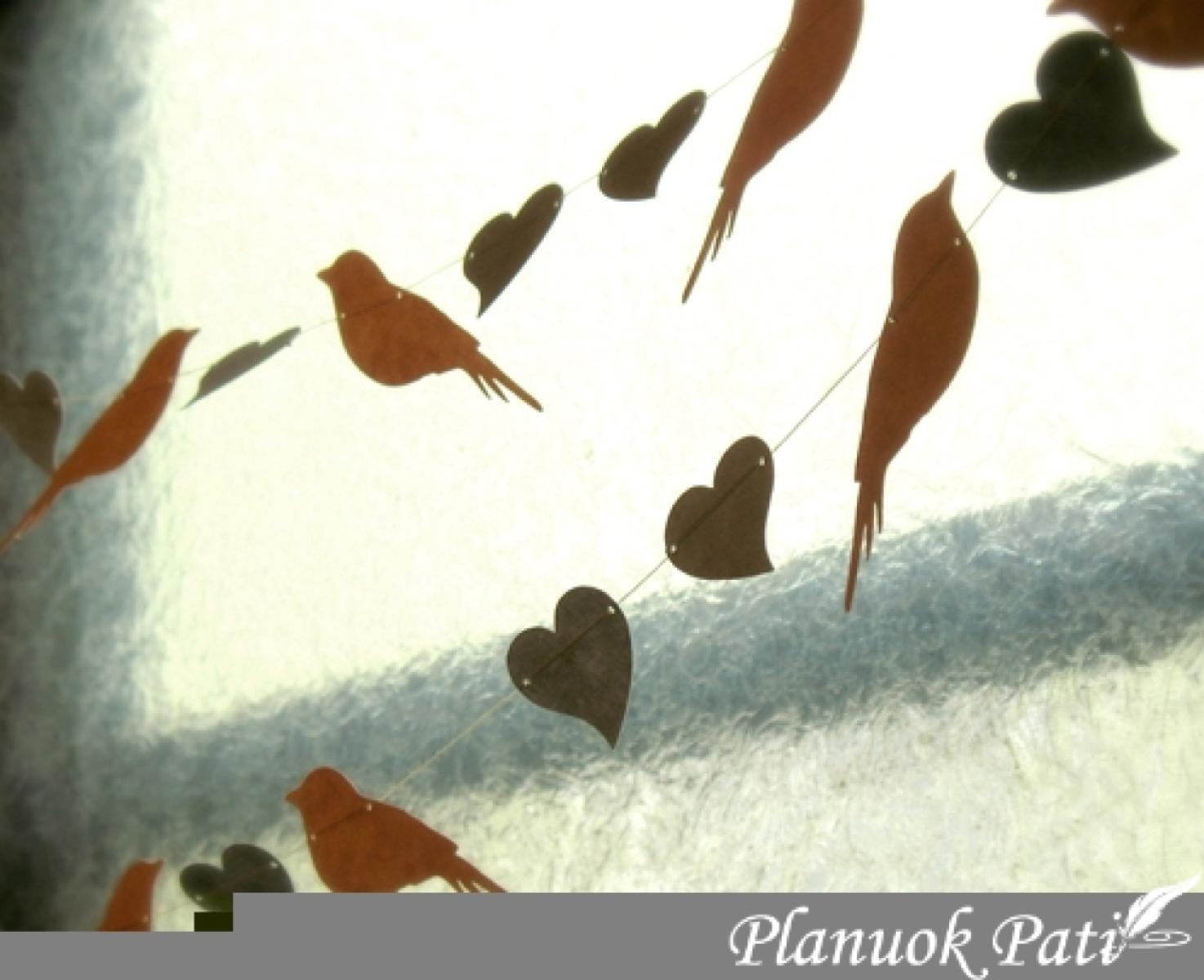 Girliandos - dekoracija vestuvėms