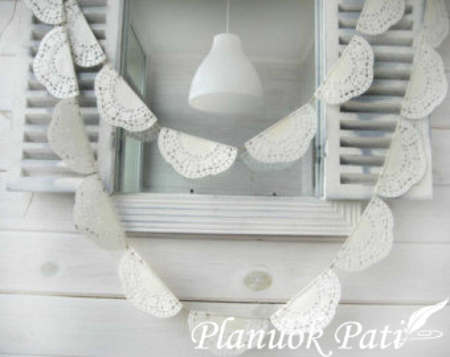 Girliandos - dekoracija vestuvėms