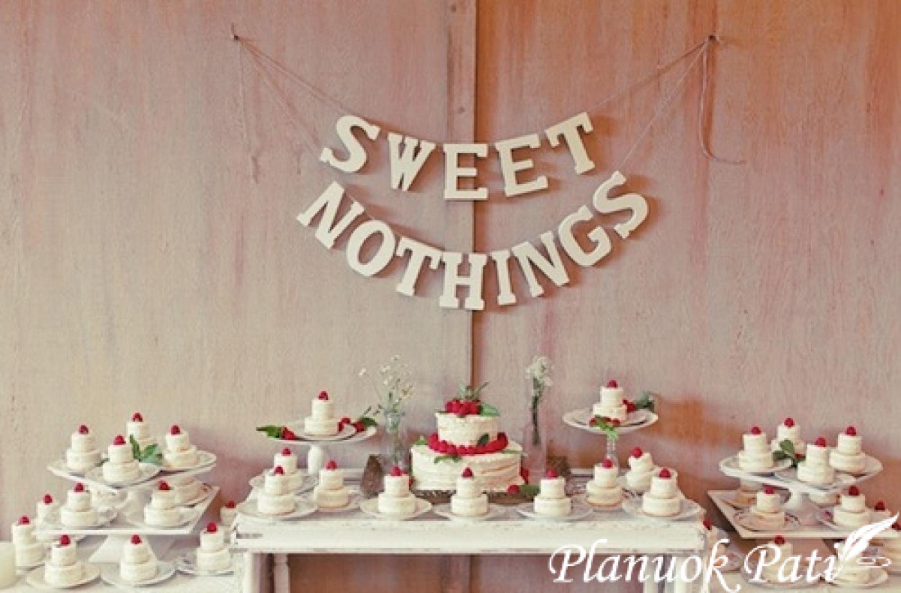 Girliandos - dekoracija vestuvėms