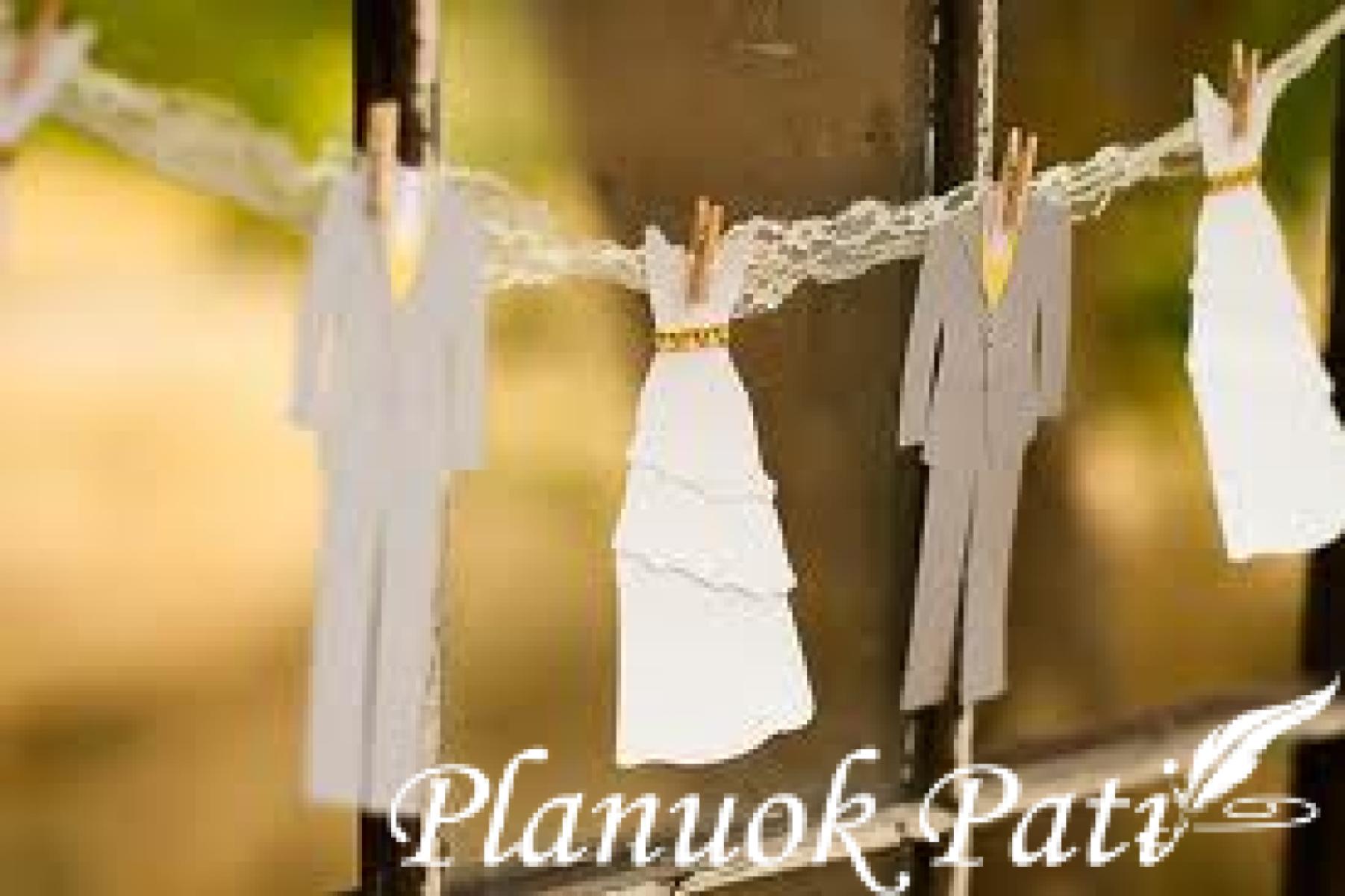 Girliandos - dekoracija vestuvėms