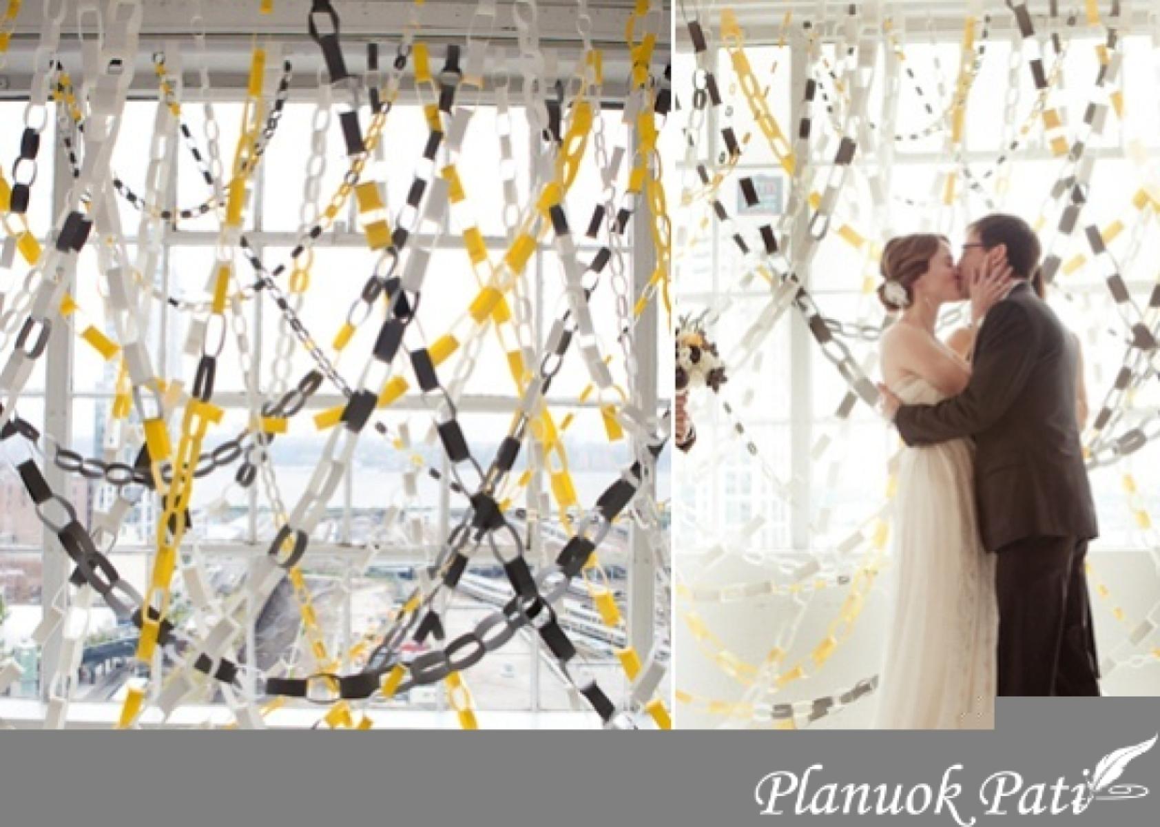 Girliandos - dekoracija vestuvėms