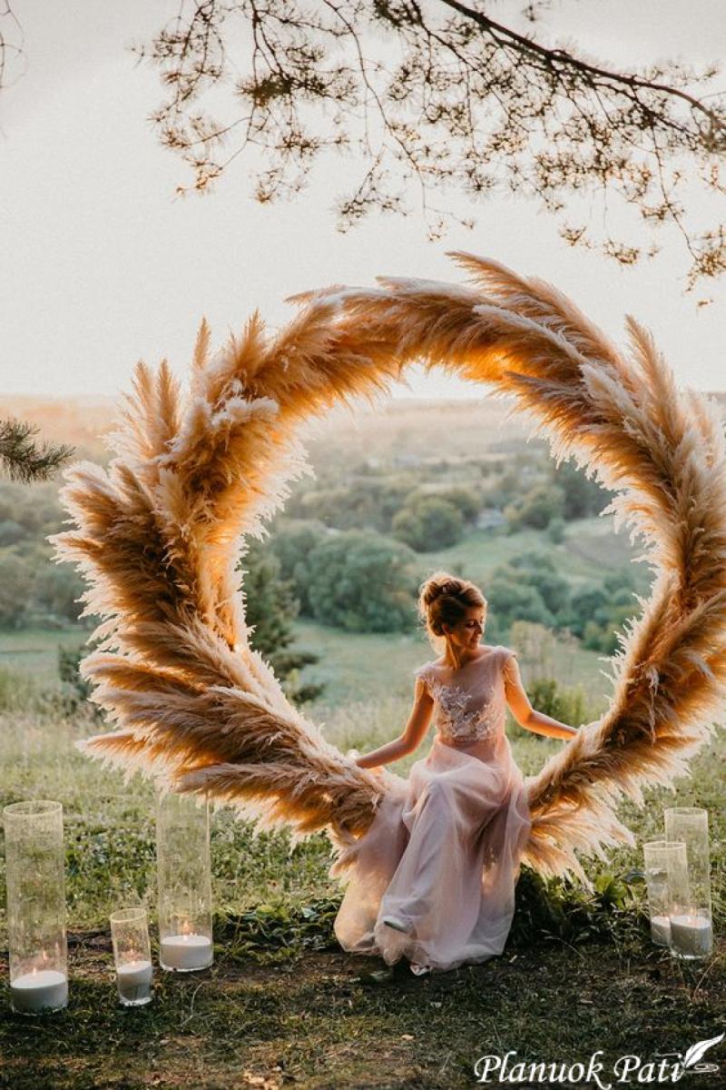 Idėjos vestuvinės fotosesijos dekoracijoms