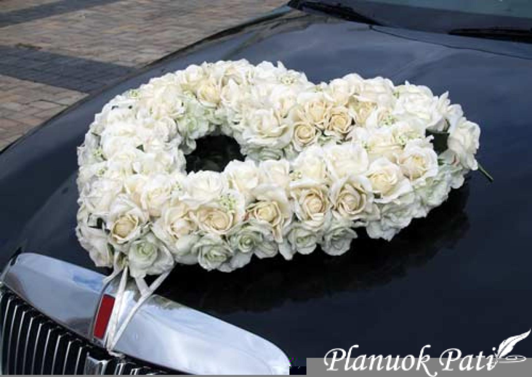 Idėjos kaip papuošti automobilius vestuvėms