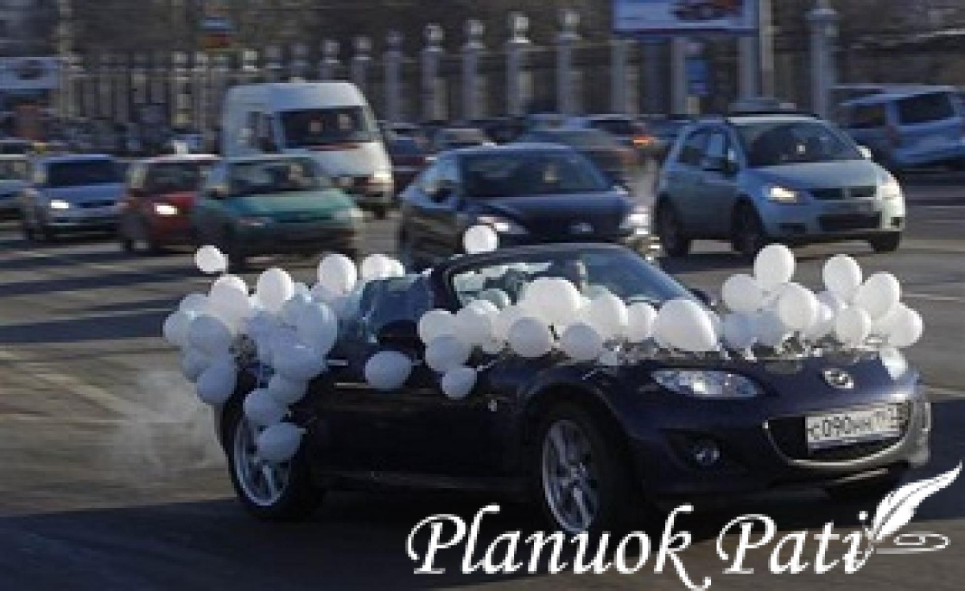 Idėjos kaip papuošti automobilius vestuvėms