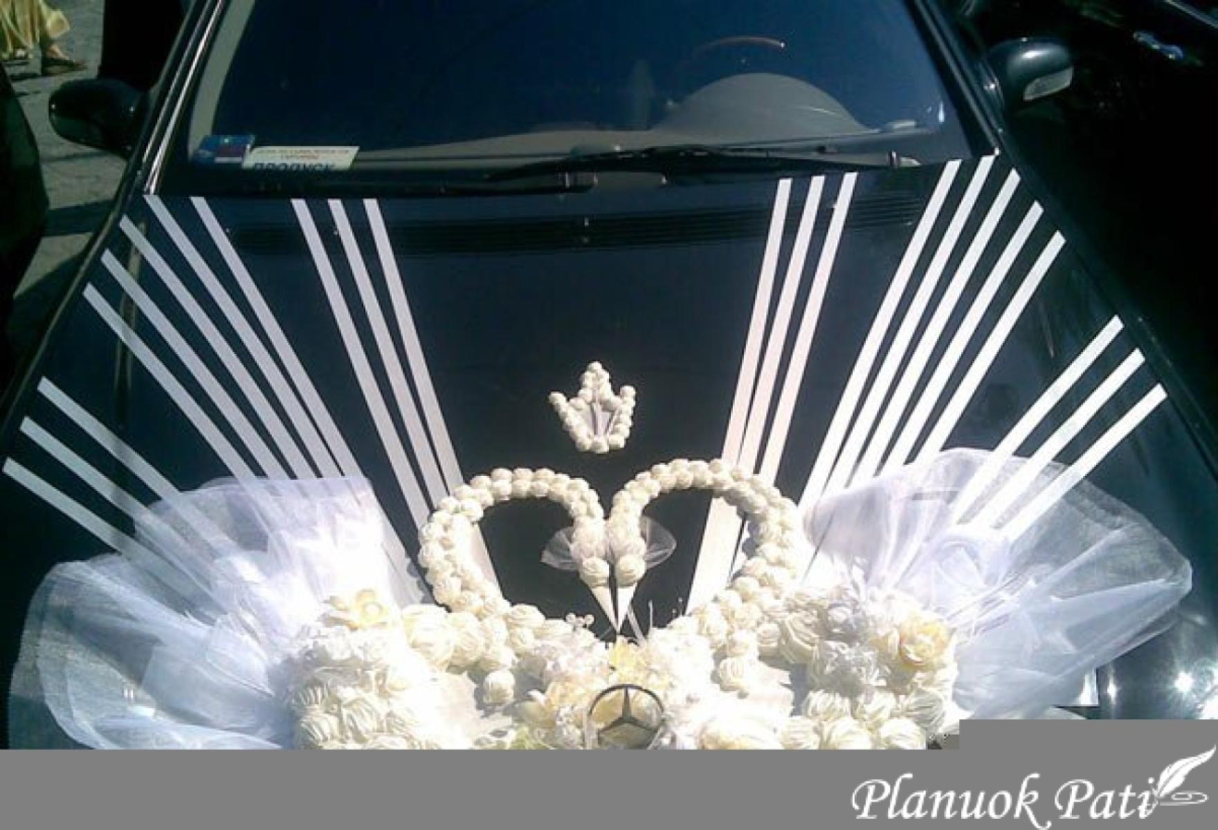 Idėjos kaip papuošti automobilius vestuvėms