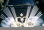 Idėjos kaip papuošti automobilius vestuvėms