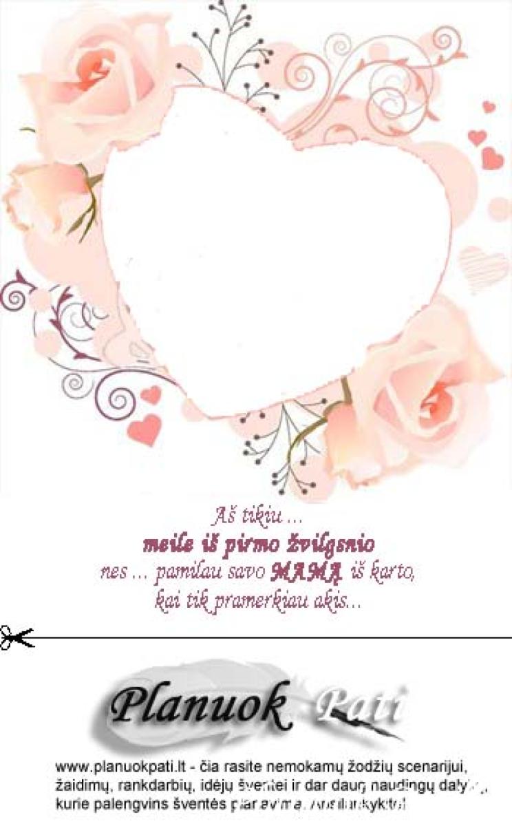 Dovanėlė mamai krikštynų proga