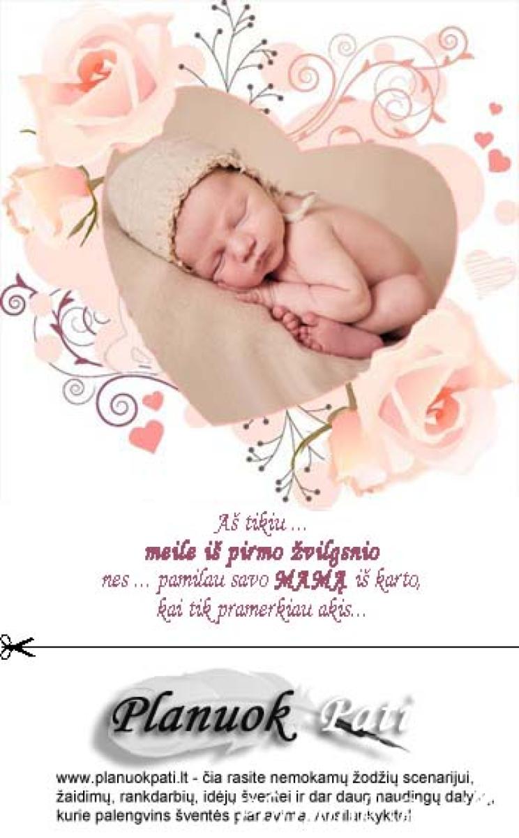 Dovanėlė mamai krikštynų proga