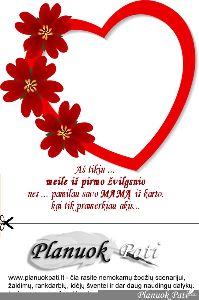 Dovanėlė mamai krikštynų proga