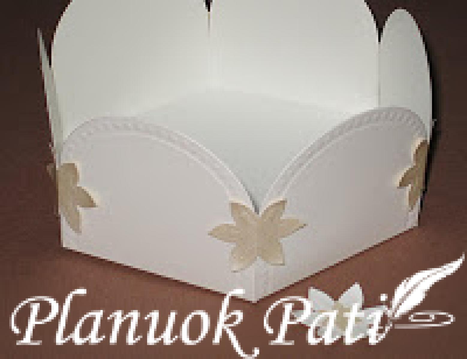 Krepšelis - saldainiams, žiedlapiams ar dovanėlei