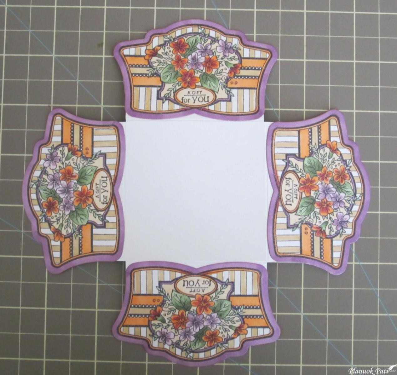 Dėžutė dovanoms ir stalo dekoracija