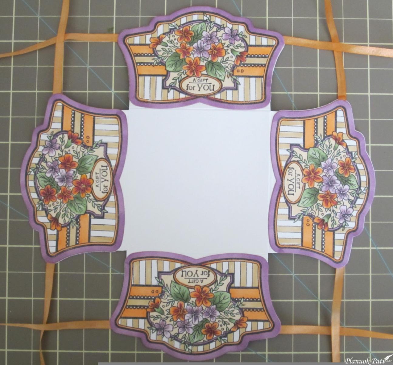 Dėžutė dovanoms ir stalo dekoracija