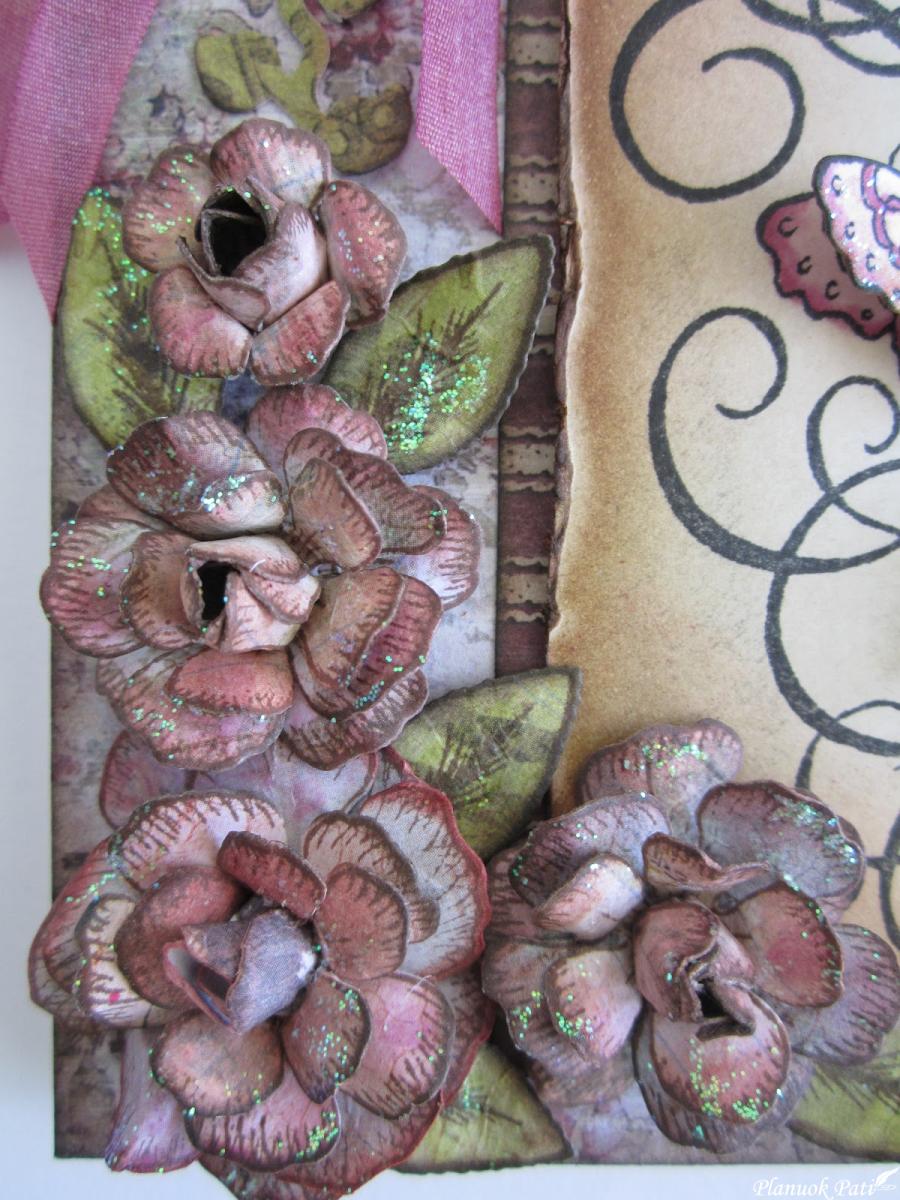 Knygutės dekoravimas (gali būti ir receptų knygutė nuotakai)