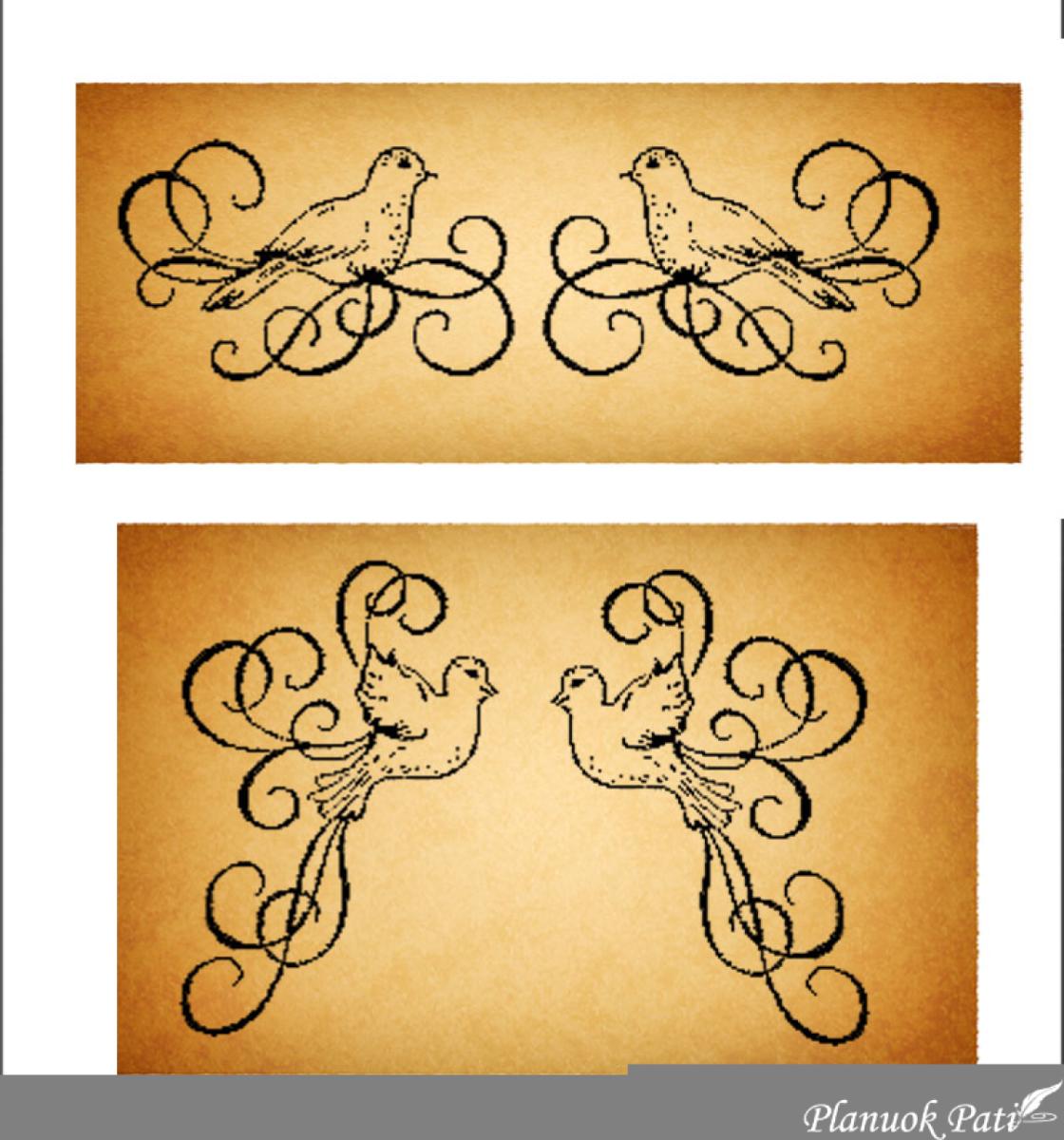 Knygutės dekoravimas (gali būti ir receptų knygutė nuotakai)