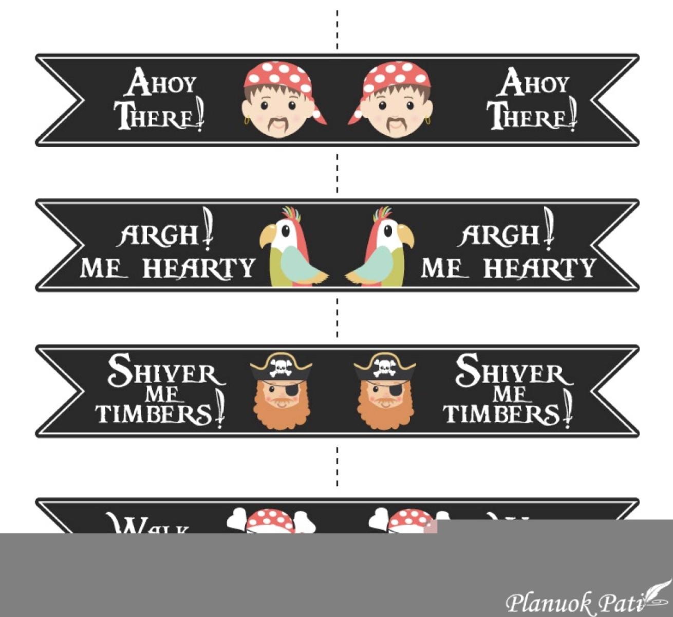 Žele piratų baliui