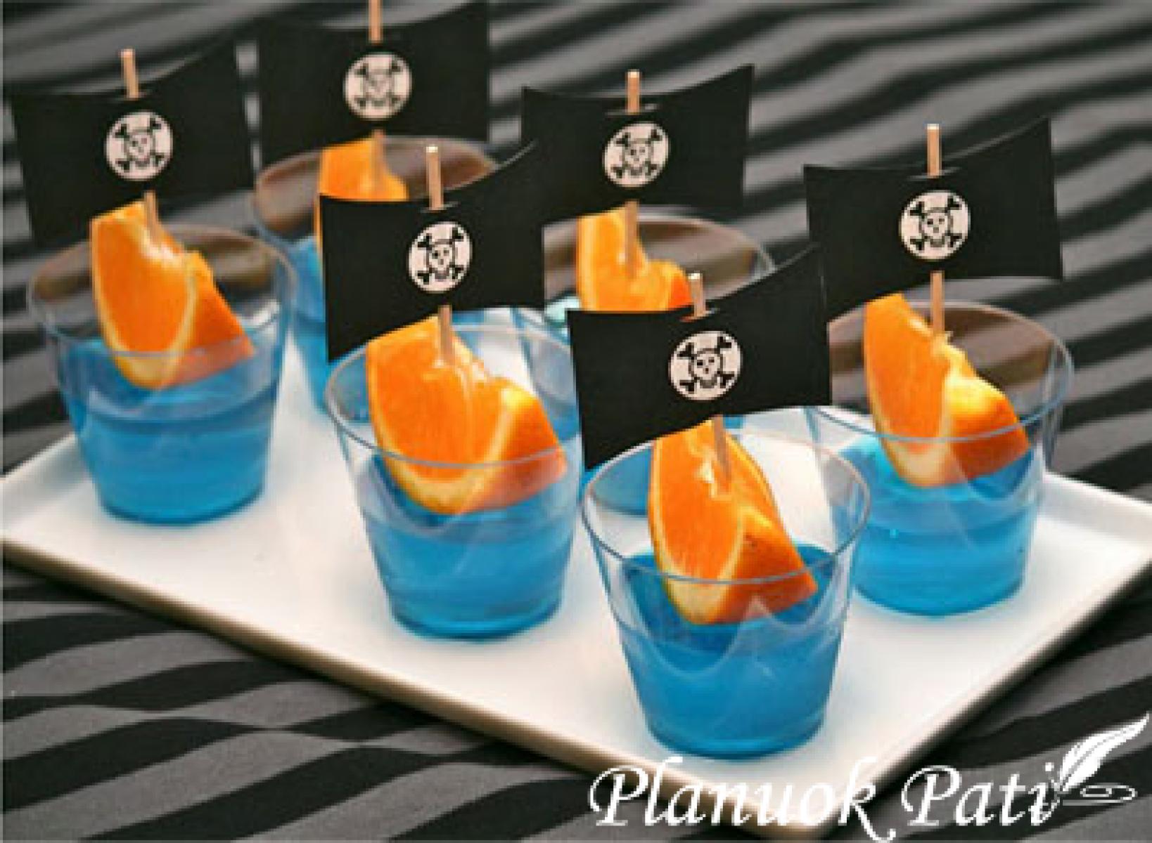 Žele piratų baliui