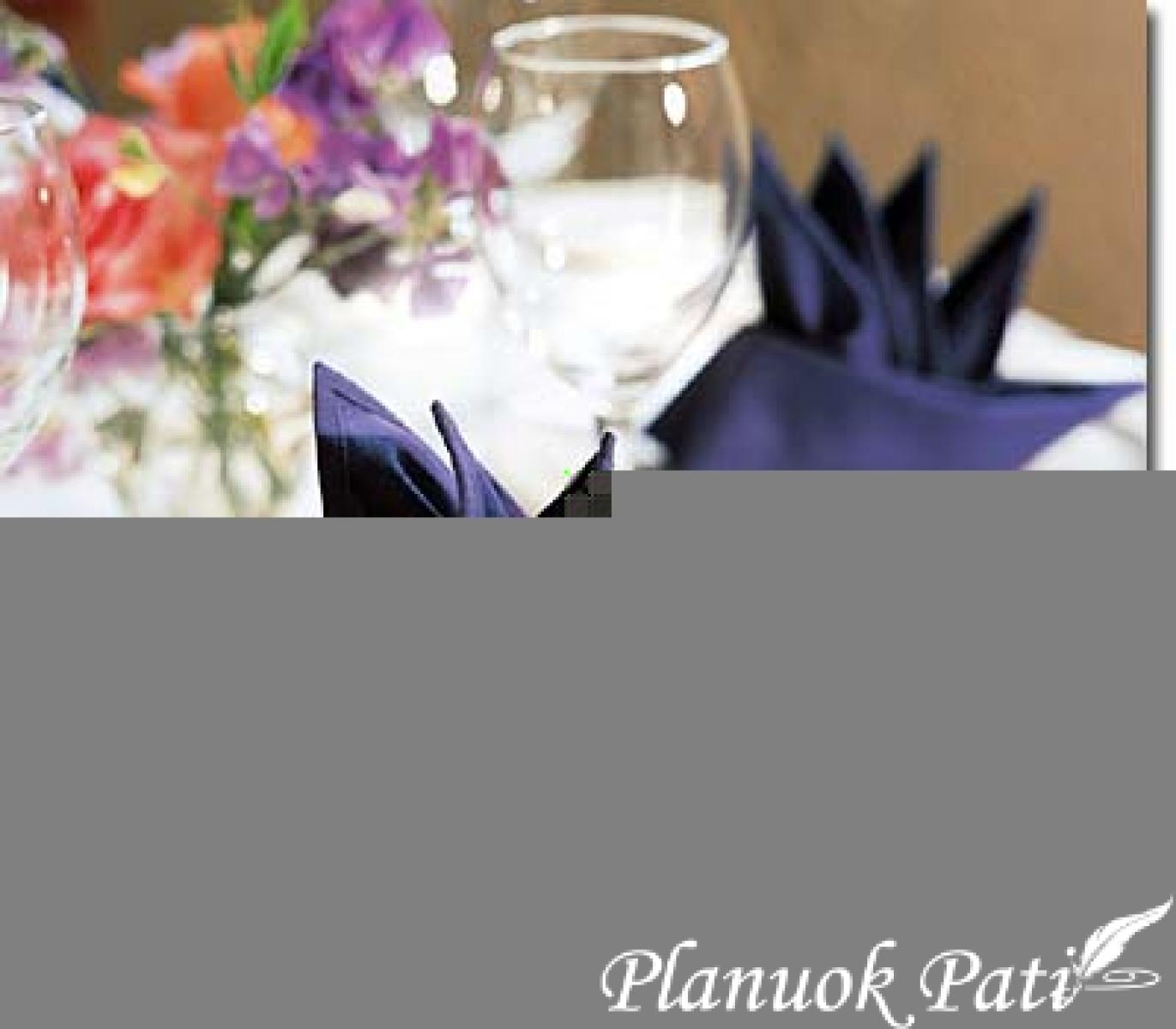 Servetėlės - stalo dekoro elementas