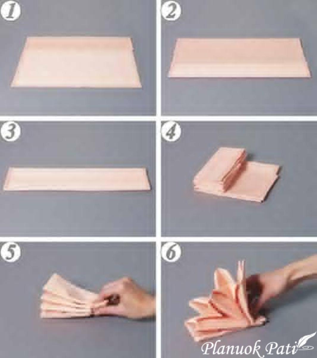 Servetėlės - stalo dekoro elementas