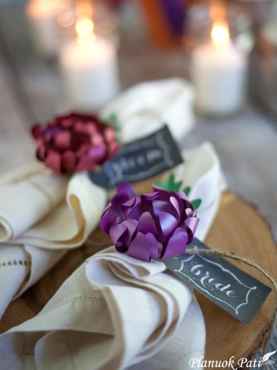 Popieriniai servetėlių žiedai