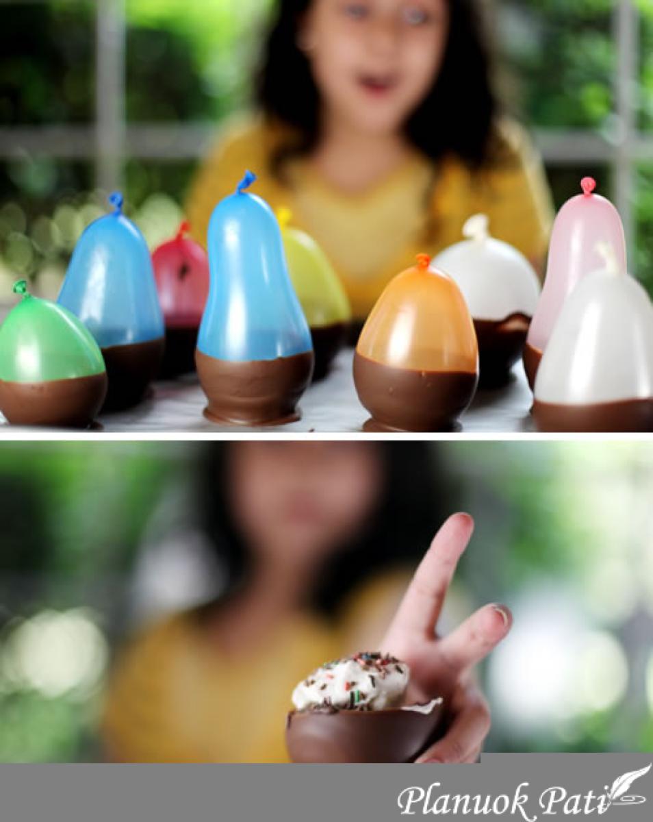 Šokoladiniai bliūdukai