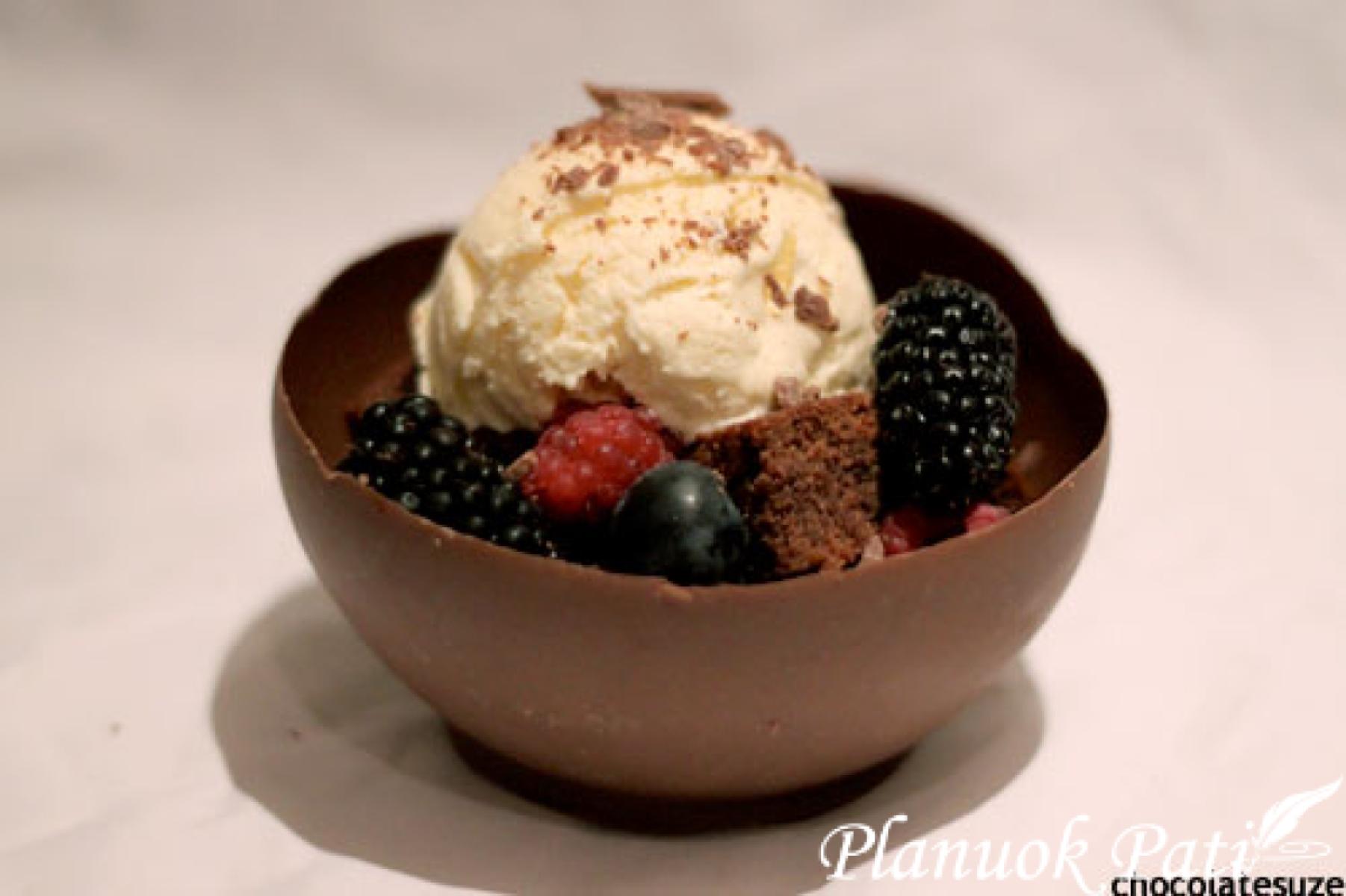 Šokoladiniai bliūdukai