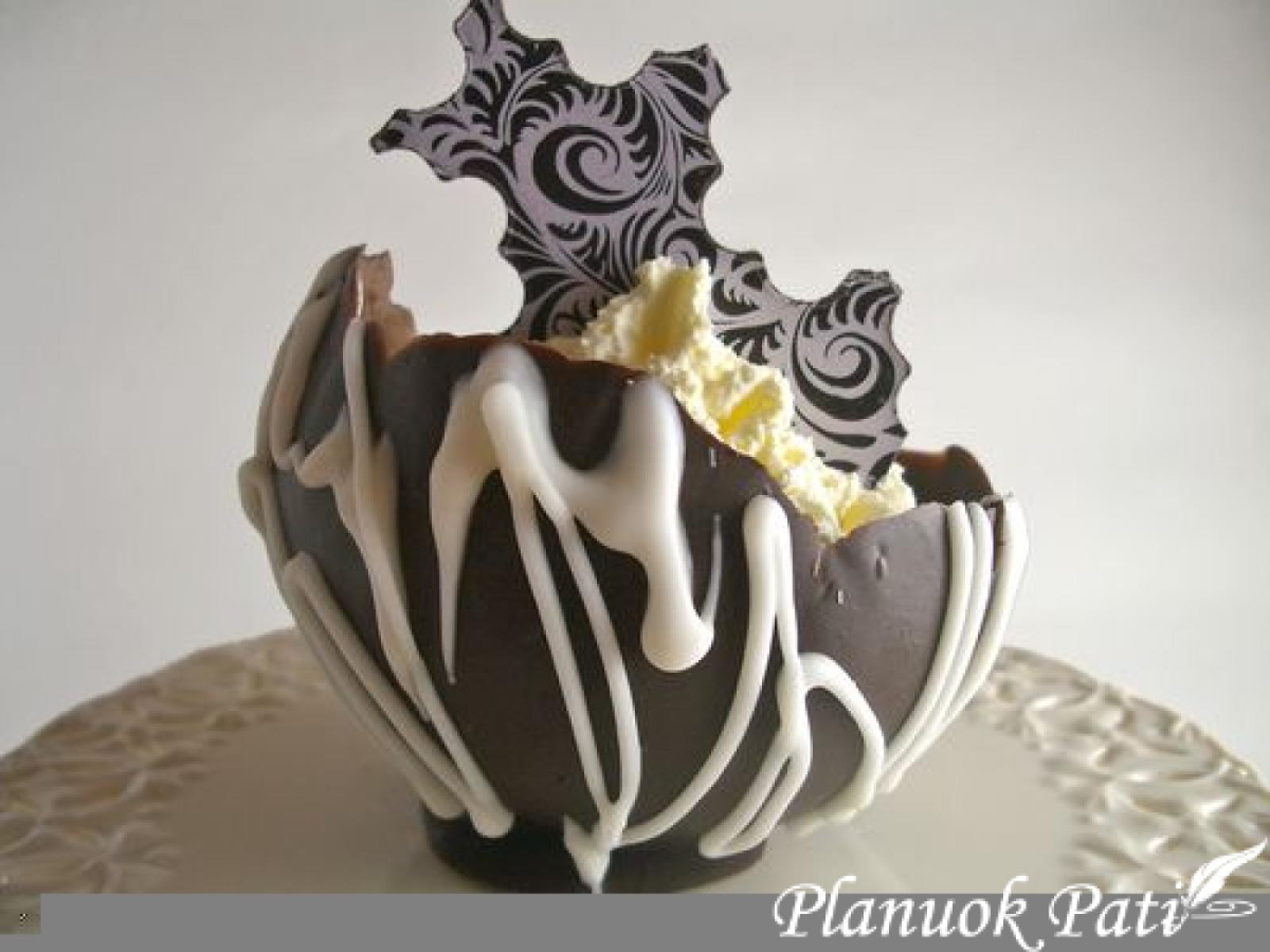 Šokoladiniai bliūdukai