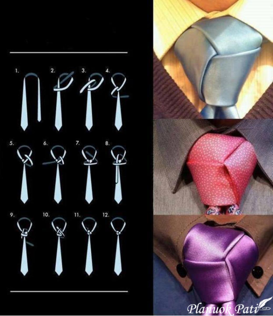 Kaklaraiščio užrišimo instrukcijos