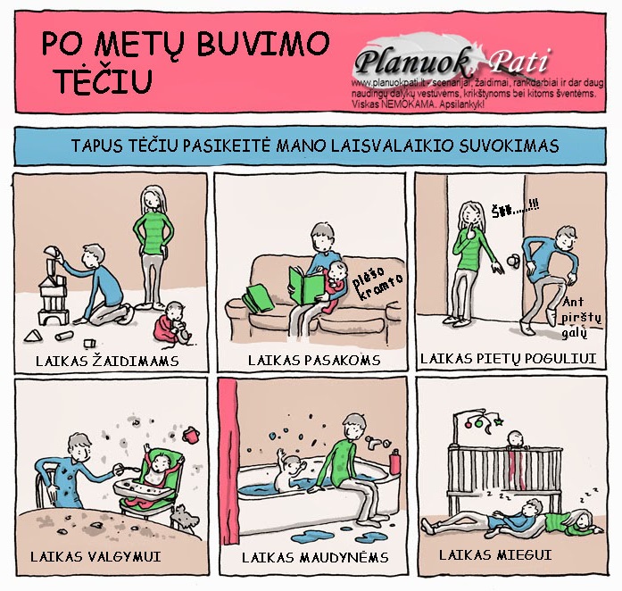 Tėčio gyvenimas - pirmi metai