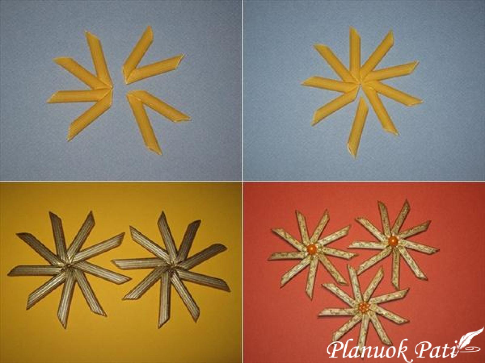 Žaisliukai iš makaronų Kalėdoms ir ne tik