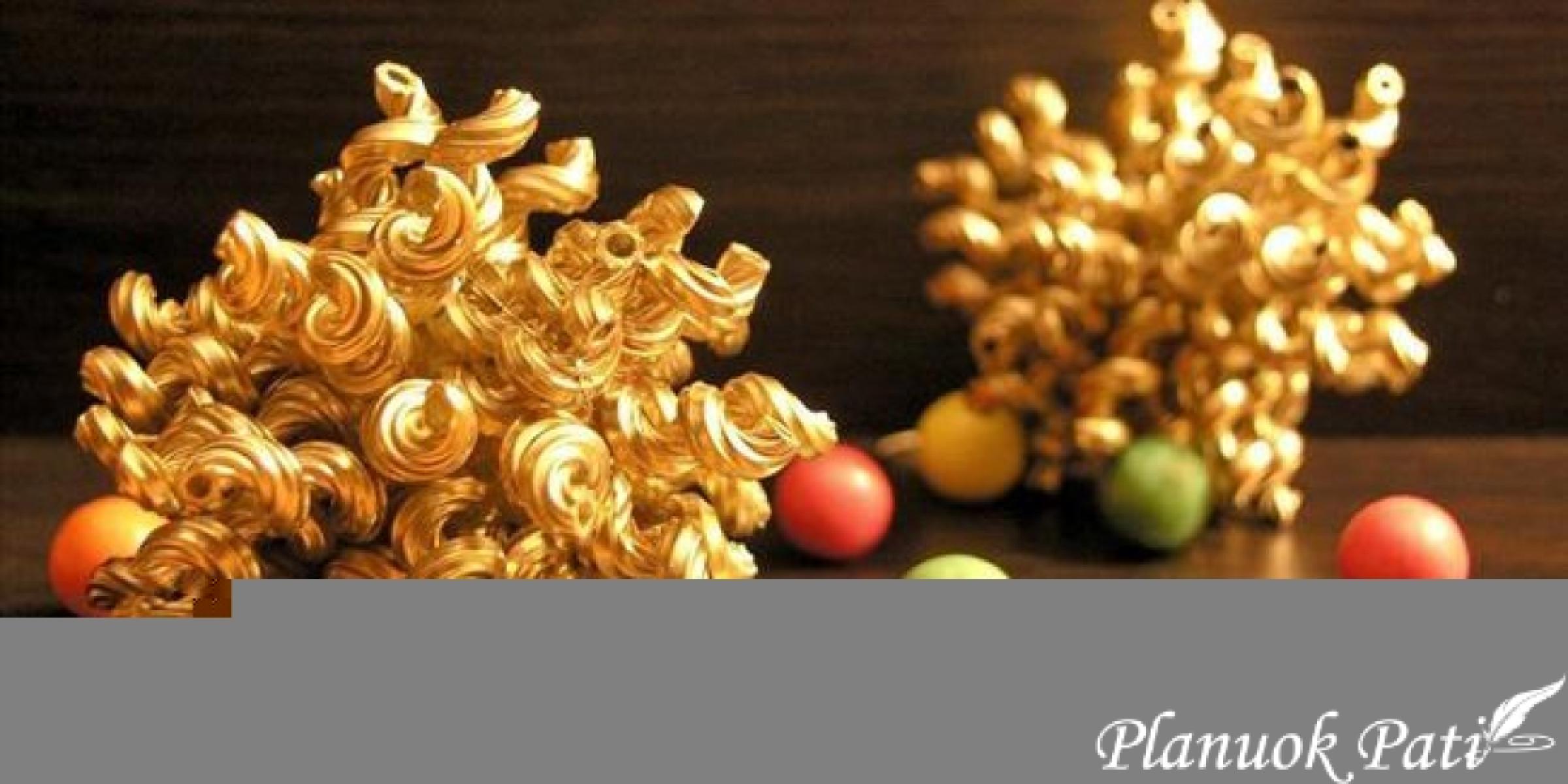 Žaisliukai iš makaronų Kalėdoms ir ne tik