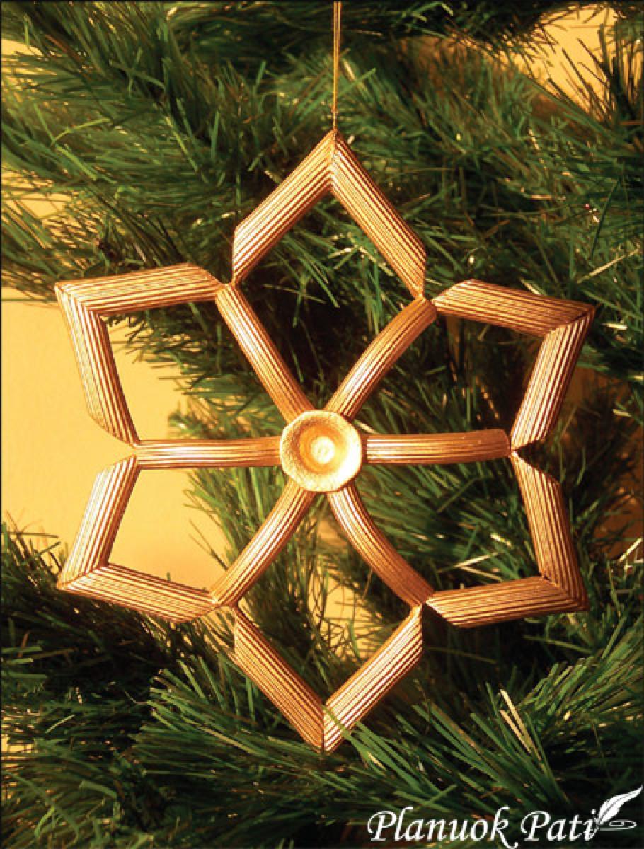 Žaisliukai iš makaronų Kalėdoms ir ne tik