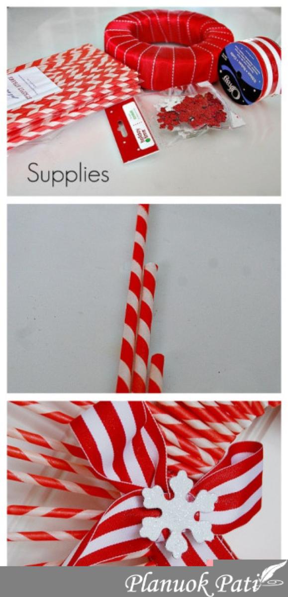 Vainikas iš šiaudelių