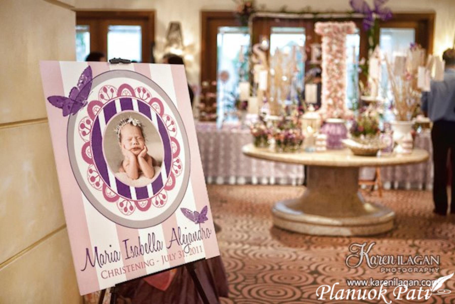 Krikštynos drugelių tema