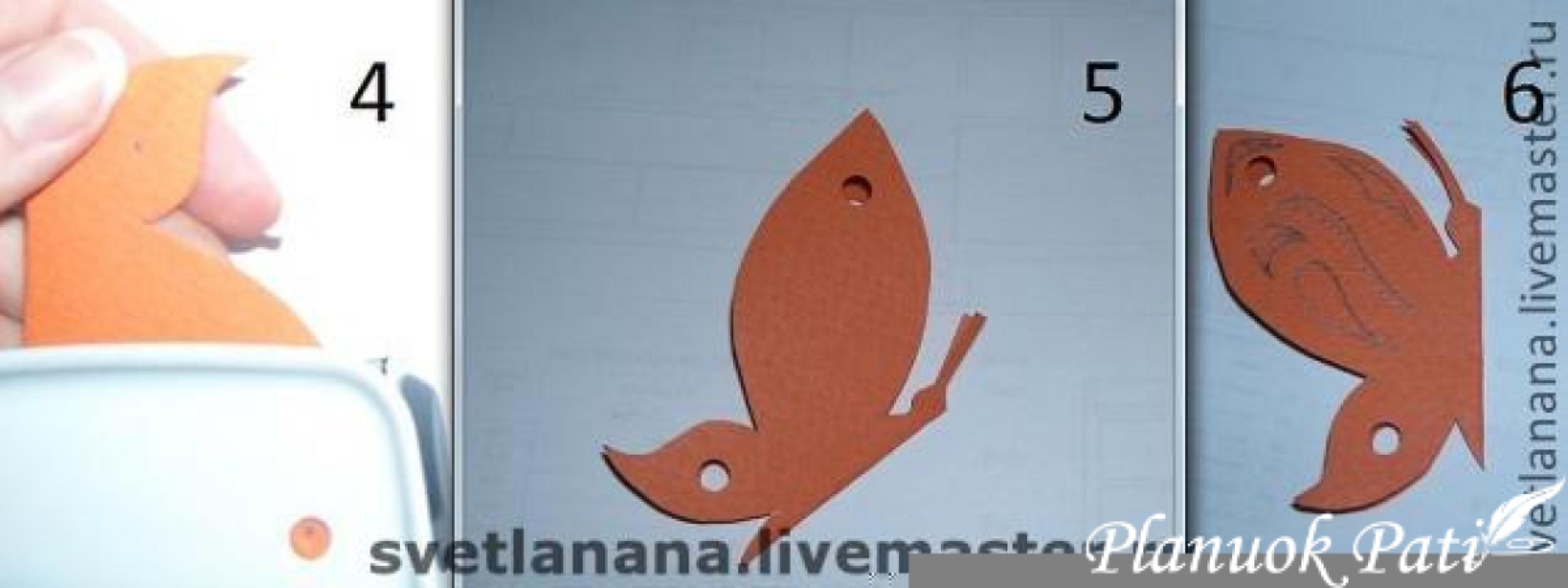 Ažūriniai drugeliai taurėms dekoruoti