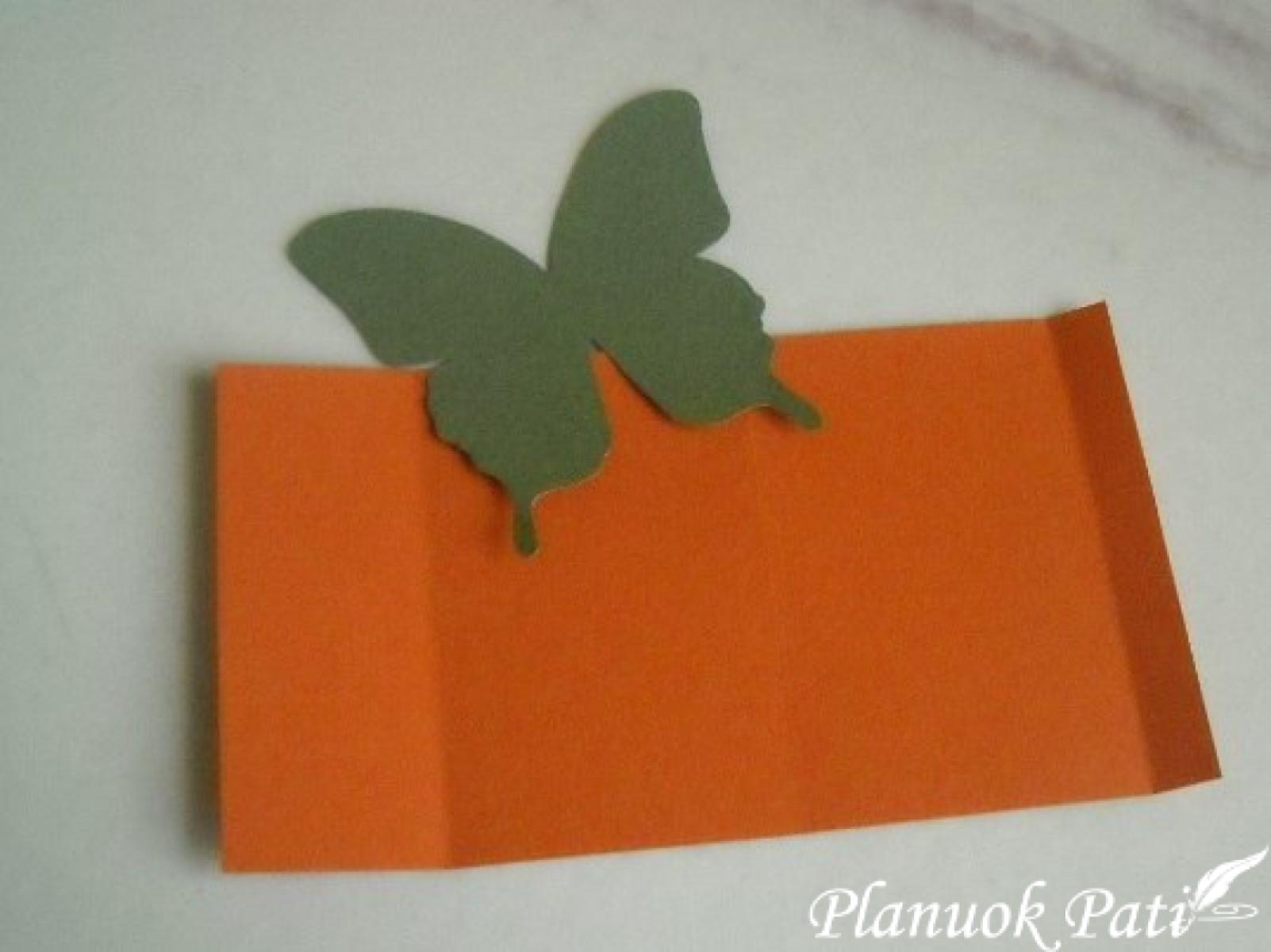 Stalo kortelės - drugeliai